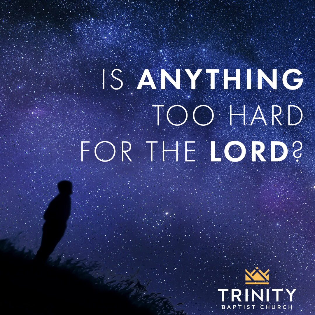Is Anything Too Hard For The Lord? episode artwork